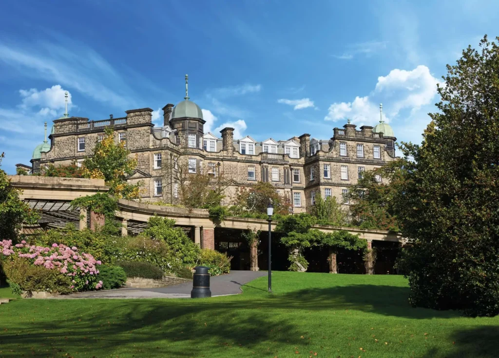 Windsor House in Harrogate, where Kind Media is based, seen from its gardens